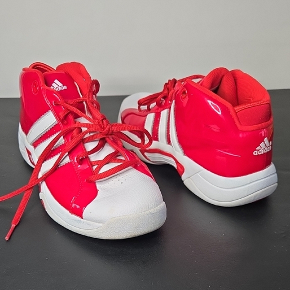 adidas Other - Adidas Bright Red and White Sneakers